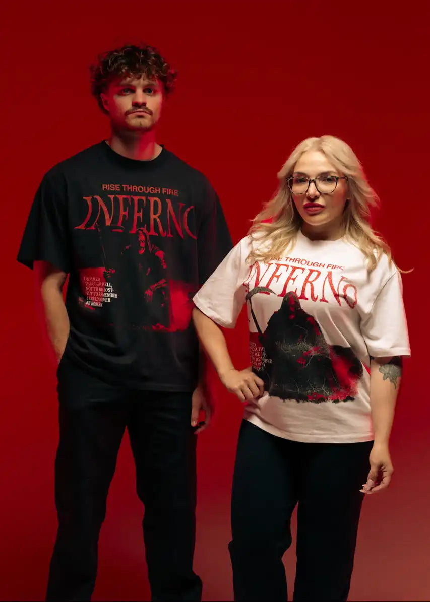 "Rise" Dante's Inferno Graphic T-Shirt Sale