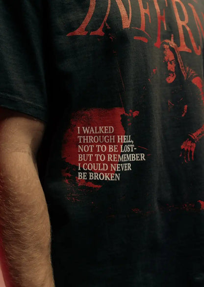 "Rise" Dante's Inferno Graphic T-Shirt Sale