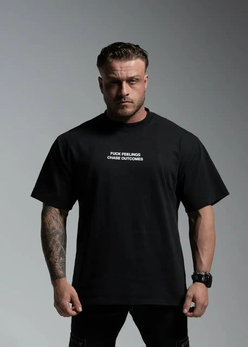 Core "CHASE OUTCOMES" Graphic T-Shirt
