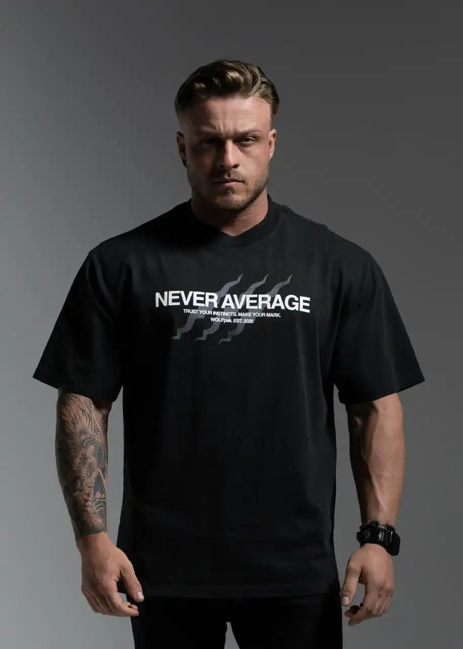 Core "NEVER AVERAGE CLAWS" Graphic T-Shirt
