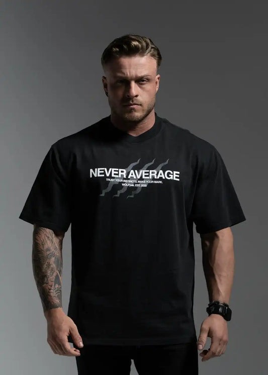 Core "NEVER AVERAGE CLAWS" Graphic T-Shirt