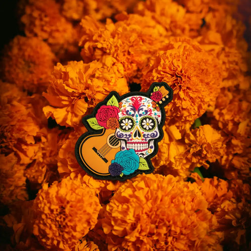 Sugar Skull with Guitar Patch Sale