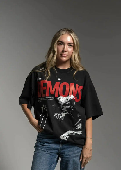 Face Em Graphic T-Shirt Face Your Demons Sale