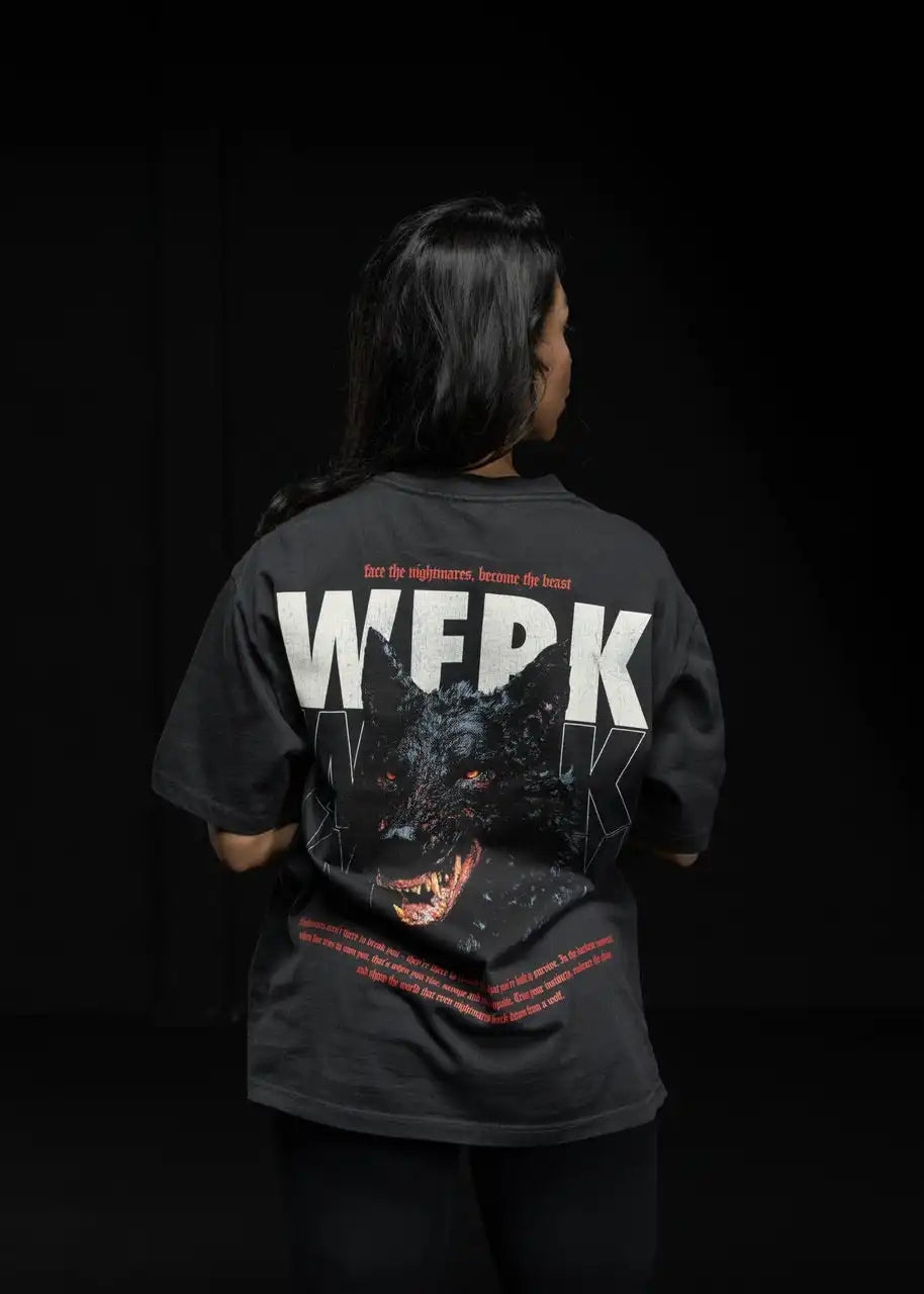 Beast Graphic T-Shirt Nightmare Sale