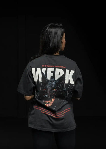 Beast Graphic T-Shirt Nightmare Sale