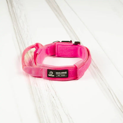 Tactical Dog Collar Neon Pink