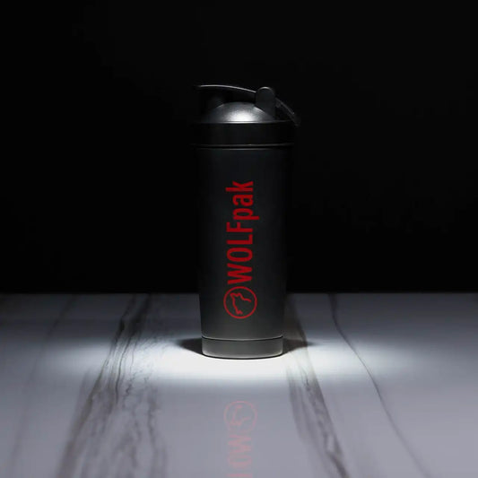 Black Elite Red Letters Shaker