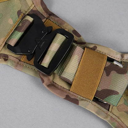 Camo Tactical Dog Vest Harness
