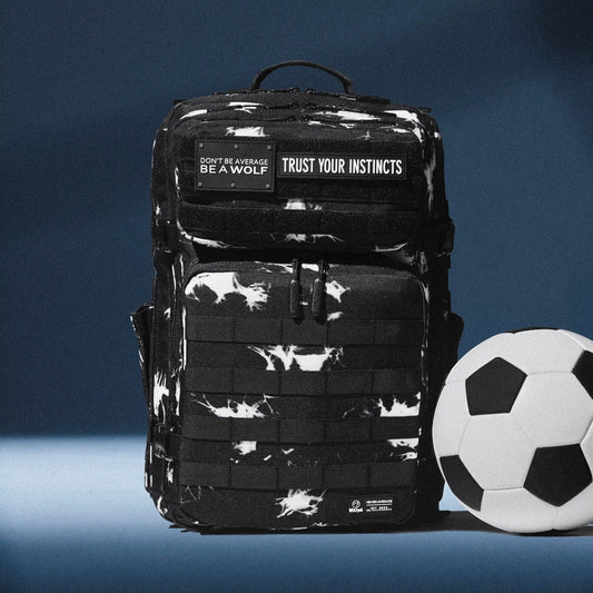45L Backpack Black Lightning