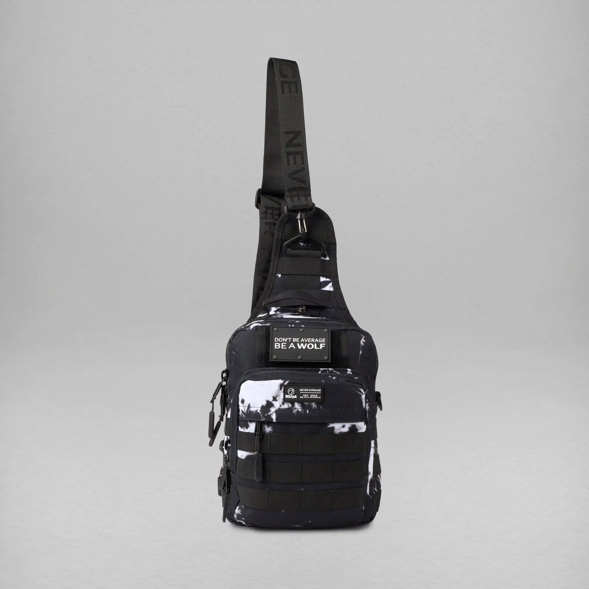 9L Tactical Sling Bag Black Lightning