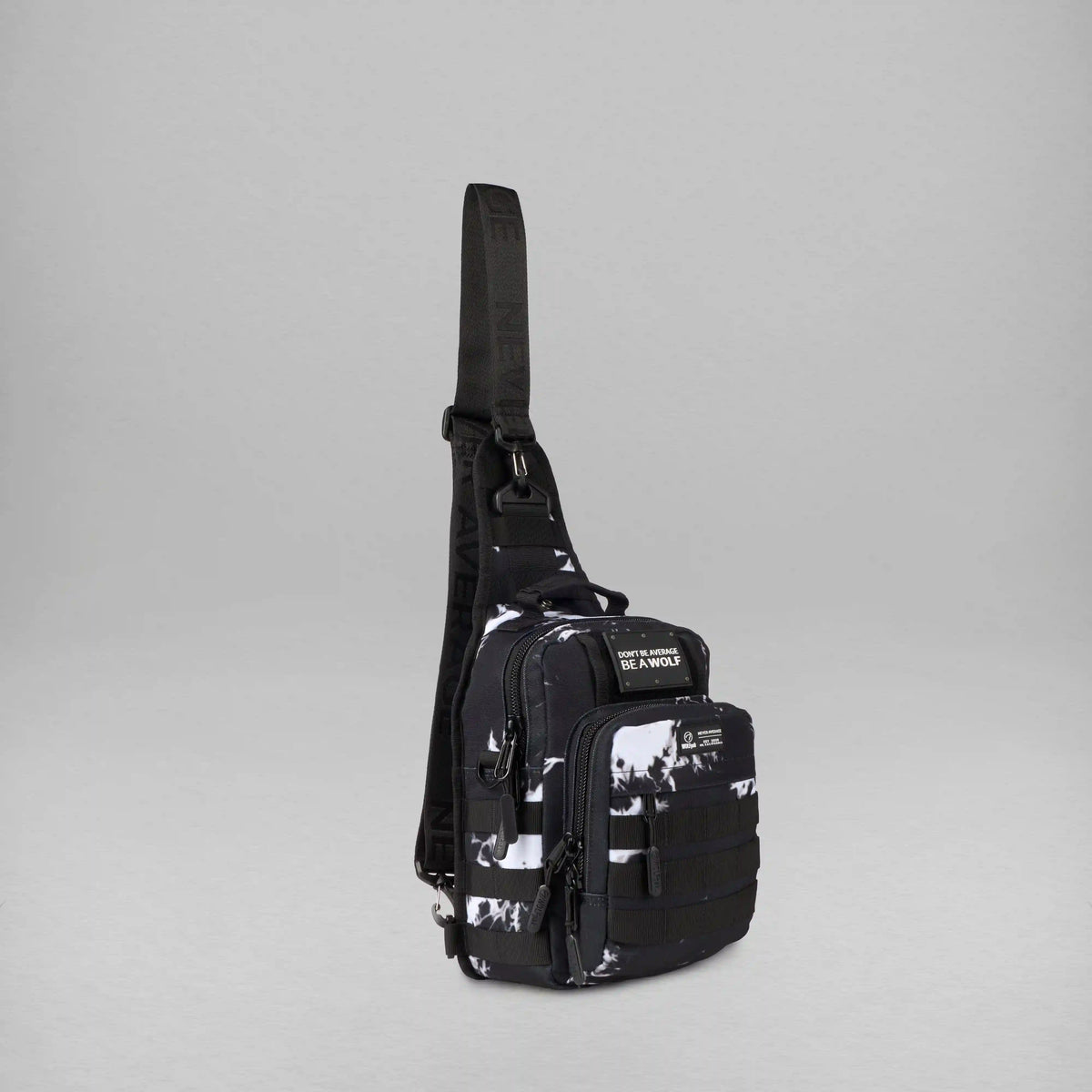 9L Tactical Sling Bag Black Lightning