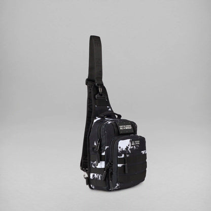 9L Tactical Sling Bag Black Lightning