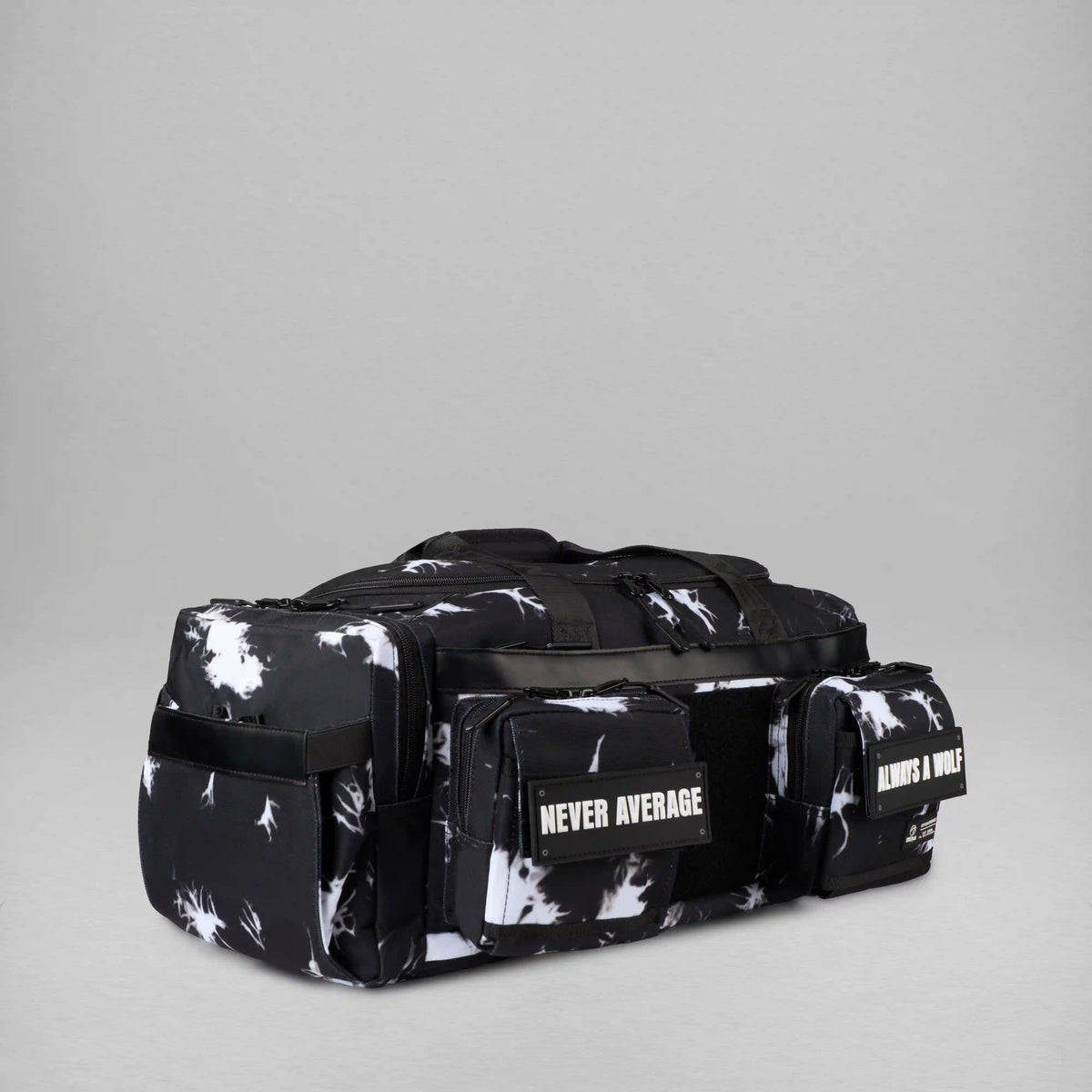 30L Perfect Duffle Bag Black Lightning