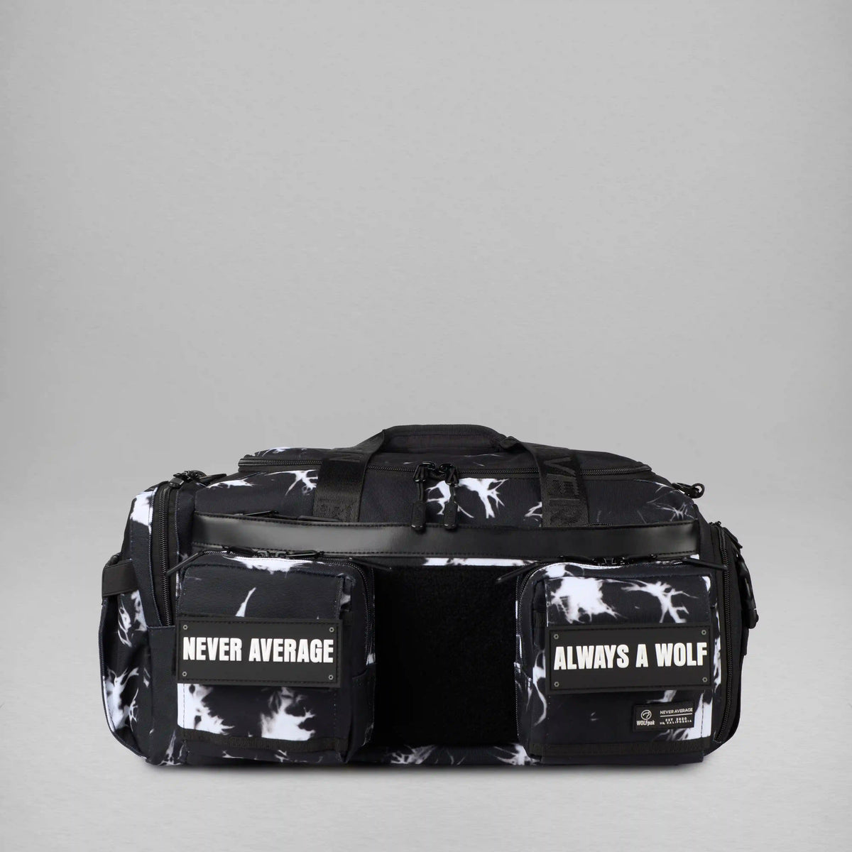 30L Perfect Duffle Bag Black Lightning