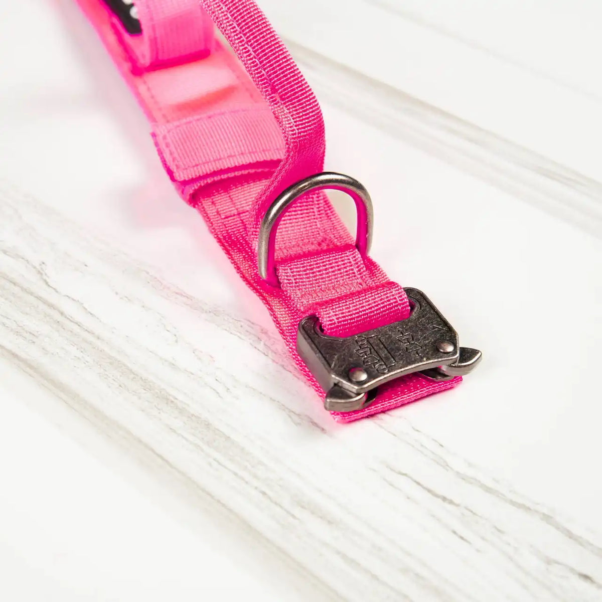 Tactical Dog Collar Neon Pink