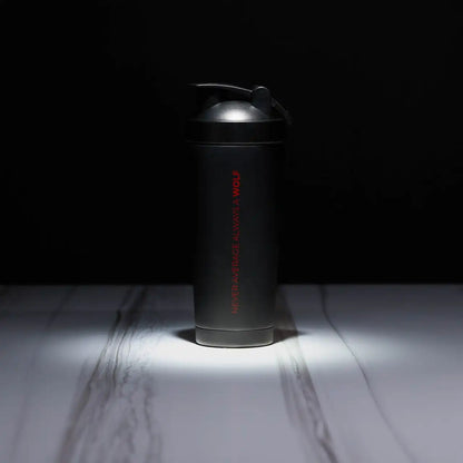 Black Elite Red Letters Shaker