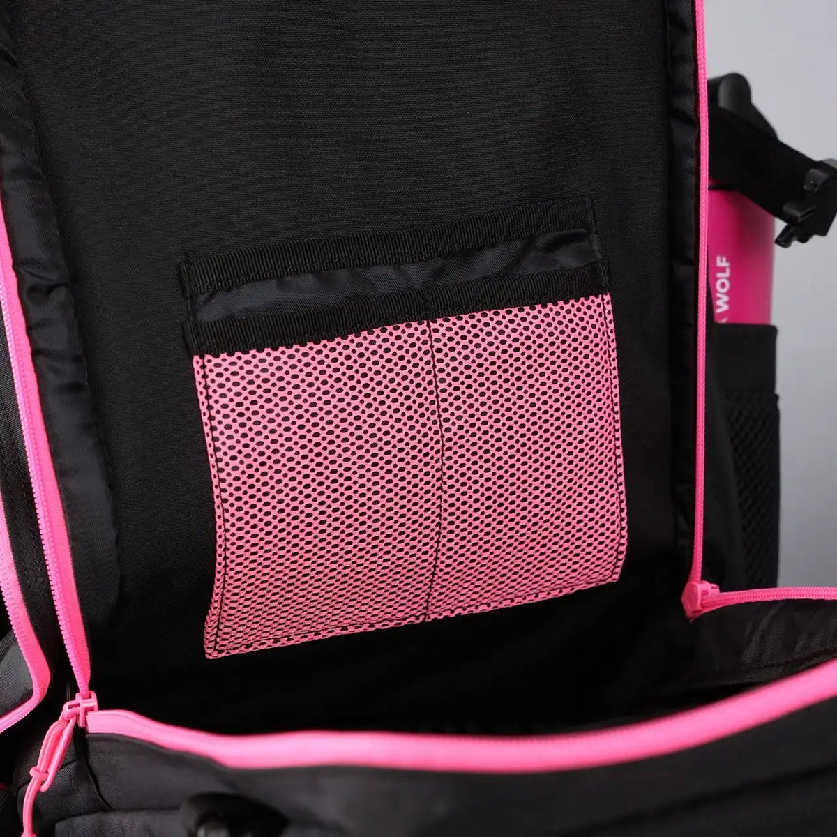 35L Backpack Black Neon Pink