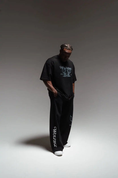 Angels Wide Leg Sweat Pants