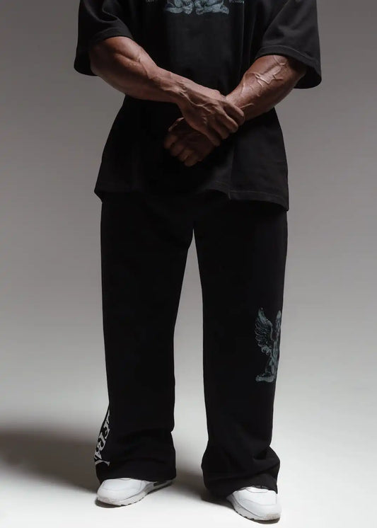 Angels Wide Leg Sweat Pants