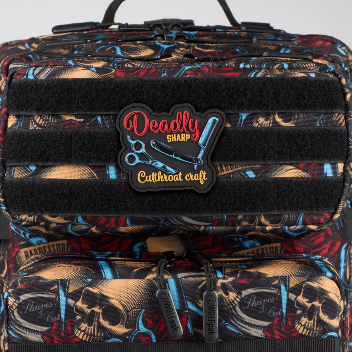 Deadly Sharp Blue Cutthroat Craft Patch