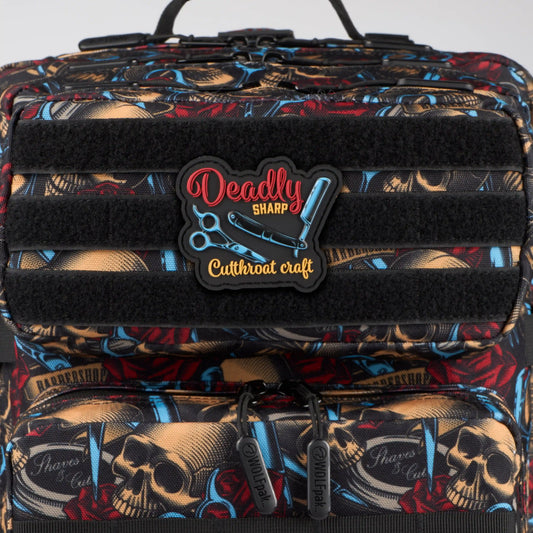 Deadly Sharp Blue Cutthroat Craft Patch