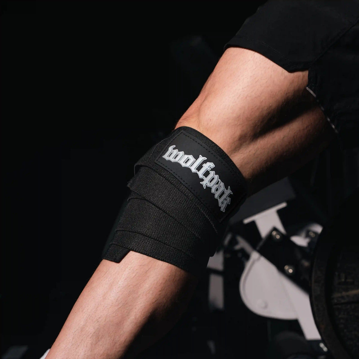 Deathwing Black 78"  Knee Wraps