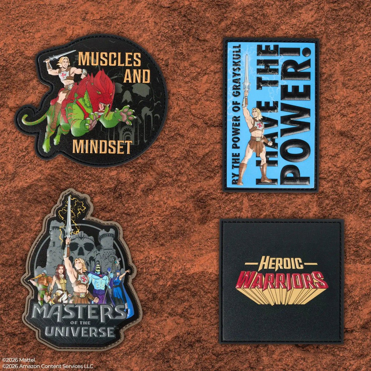 Masters Of The Universe™ Heroic Warriors Patch Bundle