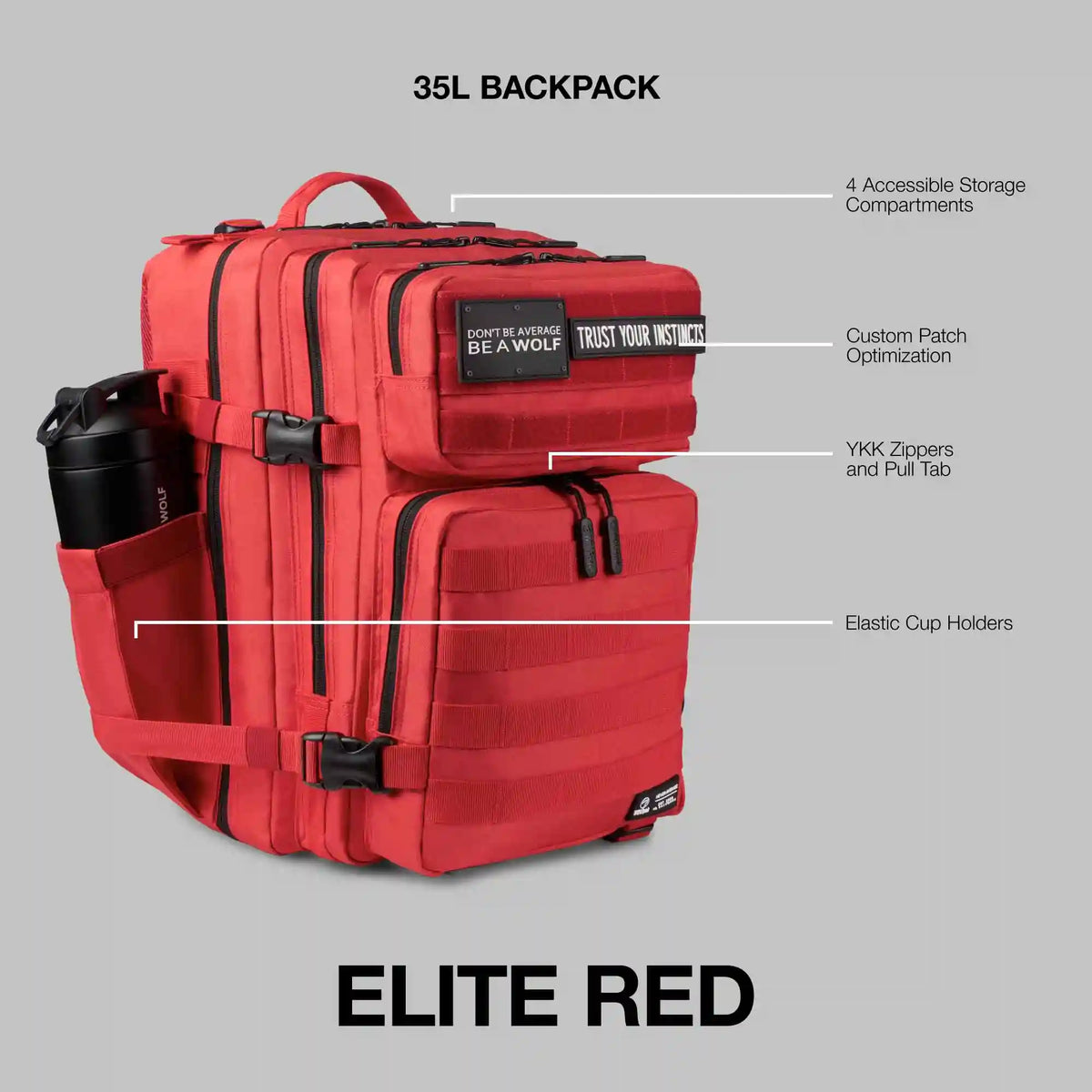 35L Backpack Elite Red