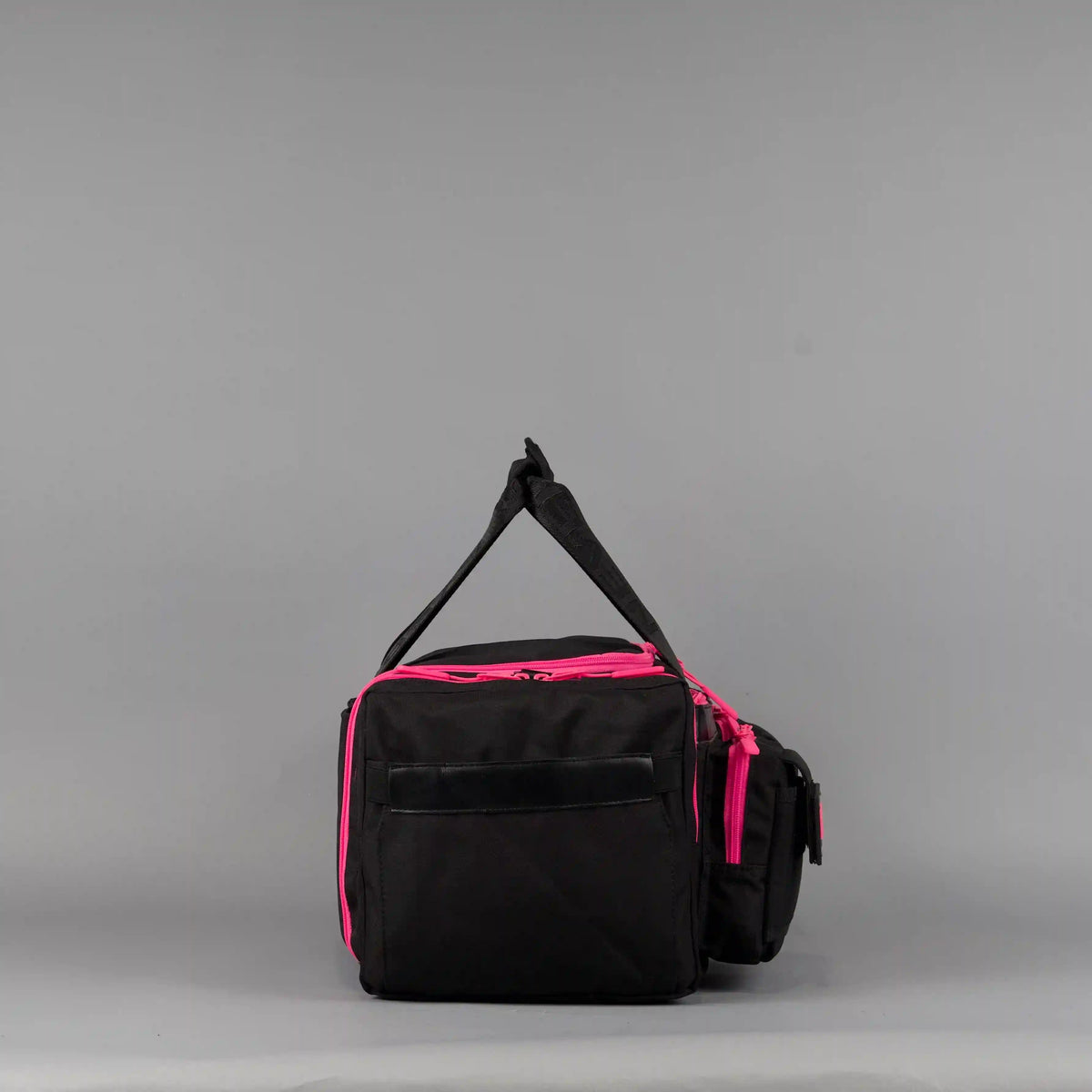 30L Perfect Duffle Bag Black Neon Pink