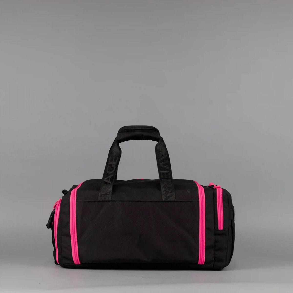 30L Perfect Duffle Bag Black Neon Pink