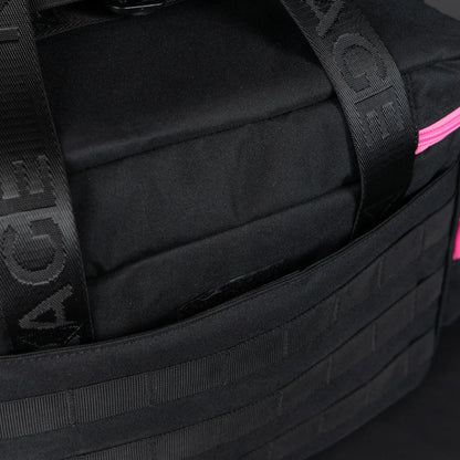 20L Black Neon Pink Tactical Lunch Box