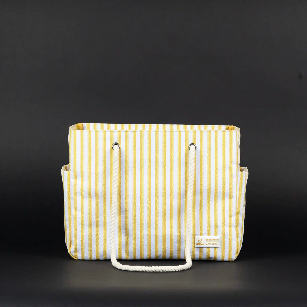 Tote Bag Yellow Stripes Sale