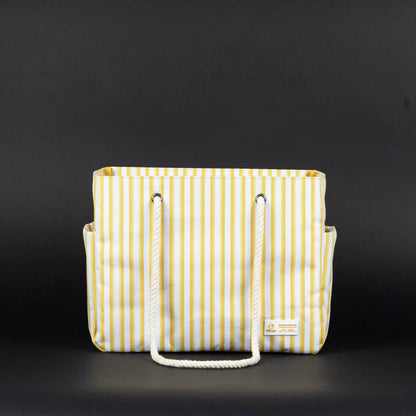 Tote Bag Yellow Stripes Sale