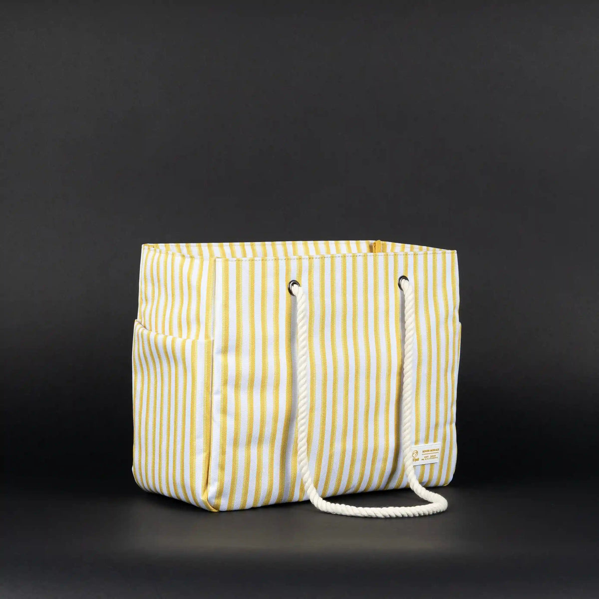Tote Bag Yellow Stripes Sale