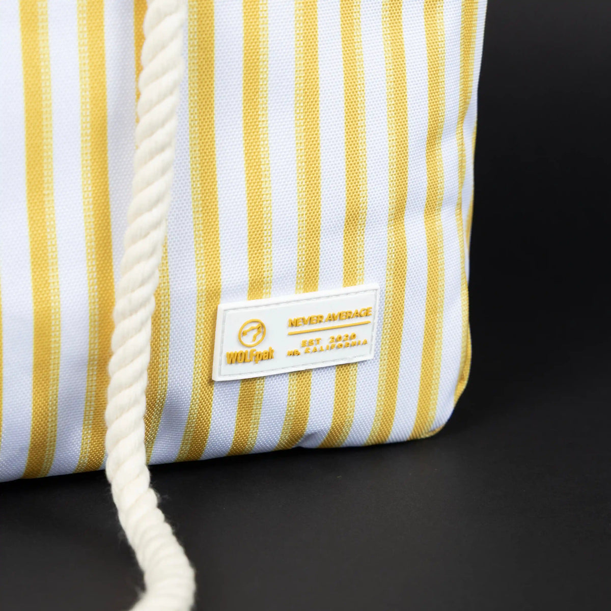 Tote Bag Yellow Stripes Sale