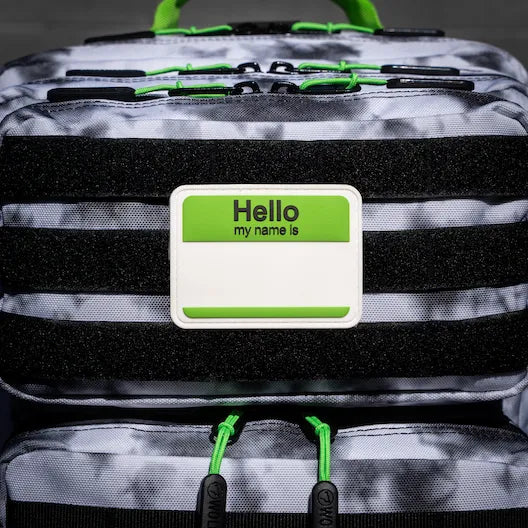 Graffiti Green Hello My Name Is Patch Sale