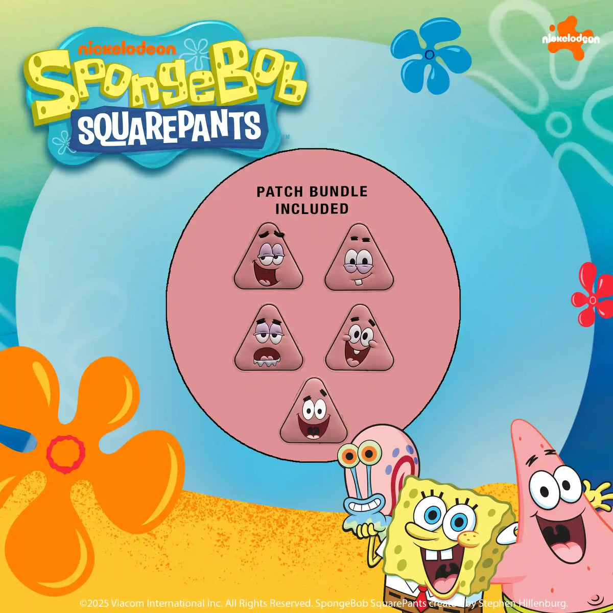 Patrick Star 9L Mini BackpackWith Removable Patch Set Sale