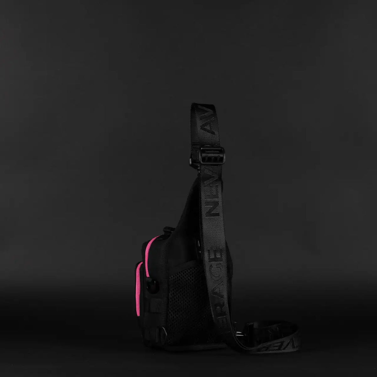 4L Mini Tactical Sling Bag Black Neon Pink