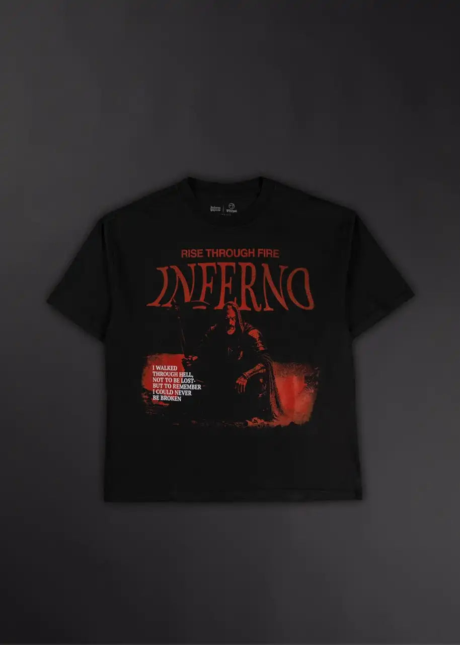 "Rise" Dante's Inferno Graphic T-Shirt Sale