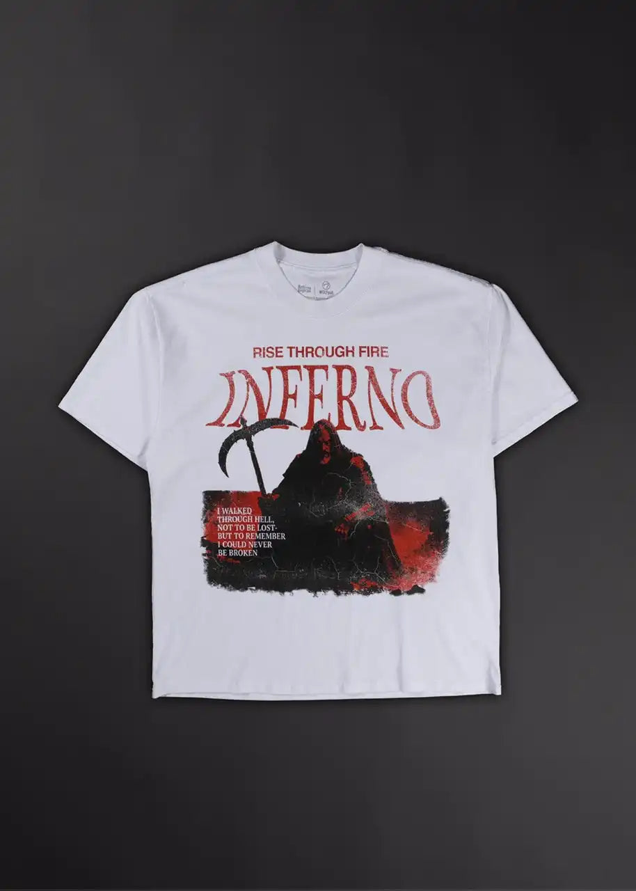 "Rise" Dante's Inferno Graphic T-Shirt Sale