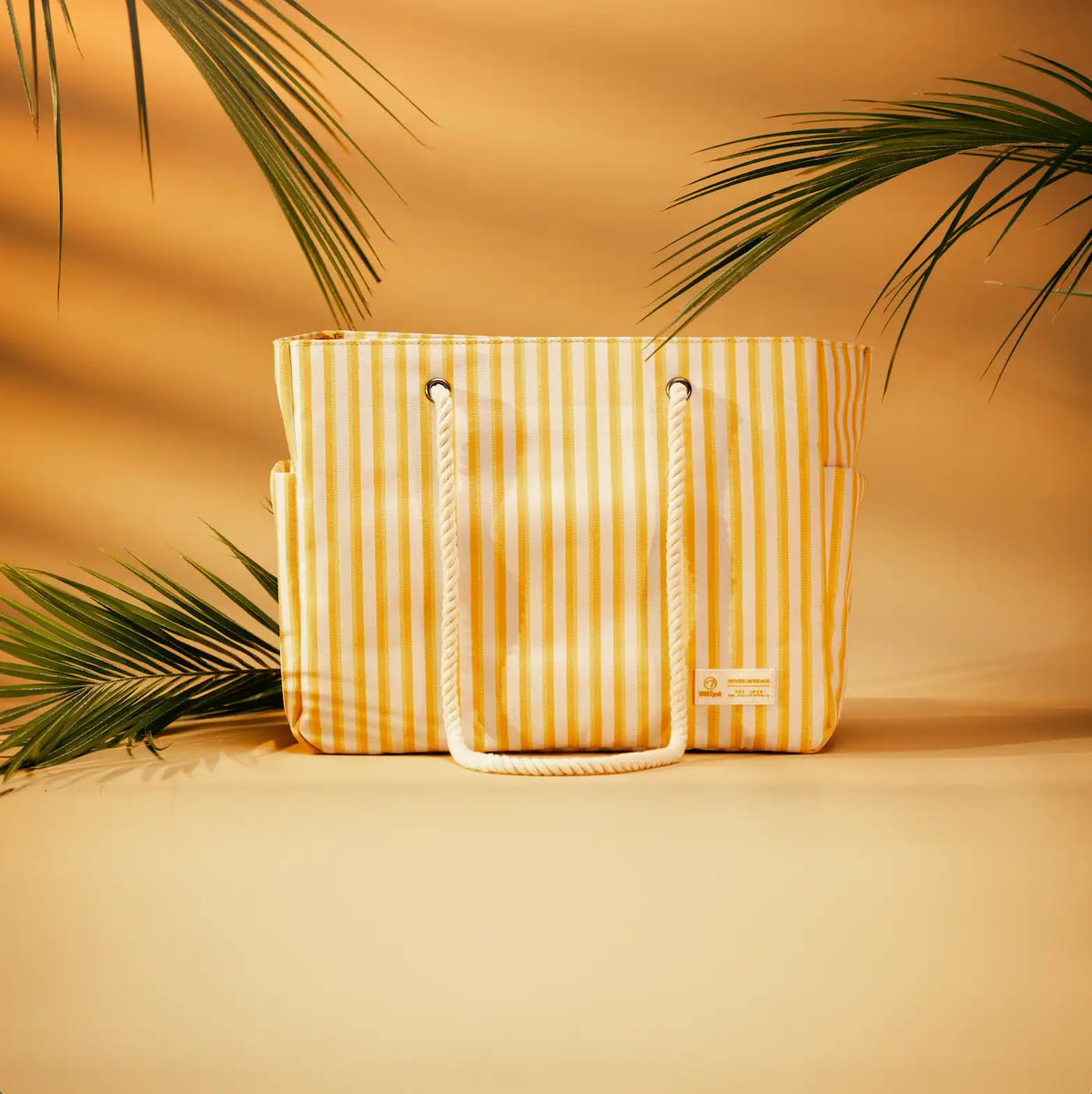 Tote Bag Yellow Stripes Sale