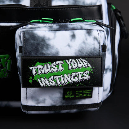 30L Perfect Duffle Bag Graffiti Green Sale