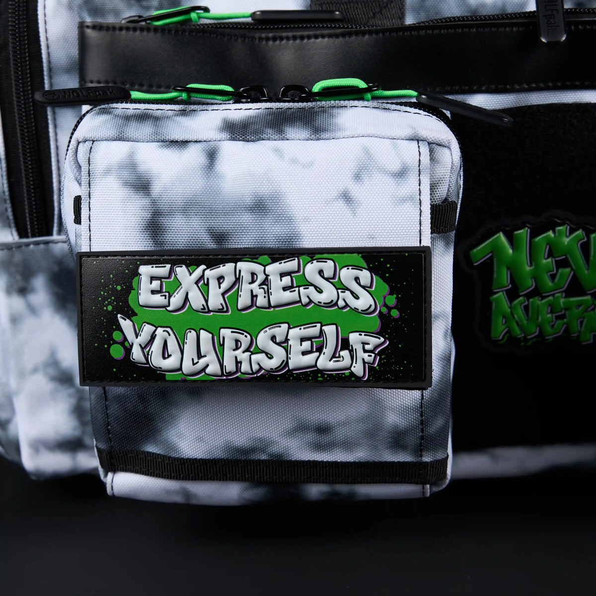 30L Perfect Duffle Bag Graffiti Green Sale
