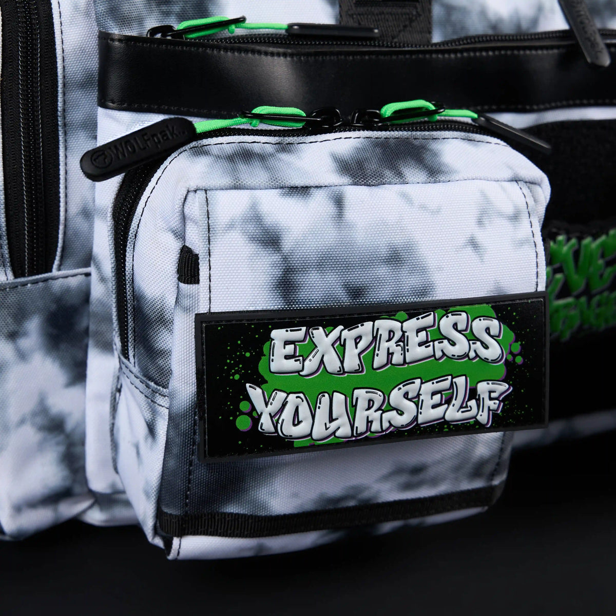 30L Perfect Duffle Bag Graffiti Green Sale