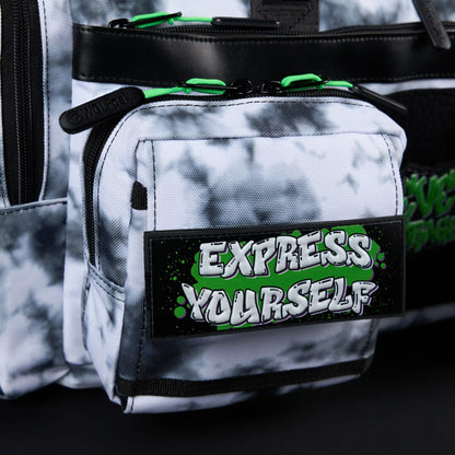 30L Perfect Duffle Bag Graffiti Green Sale