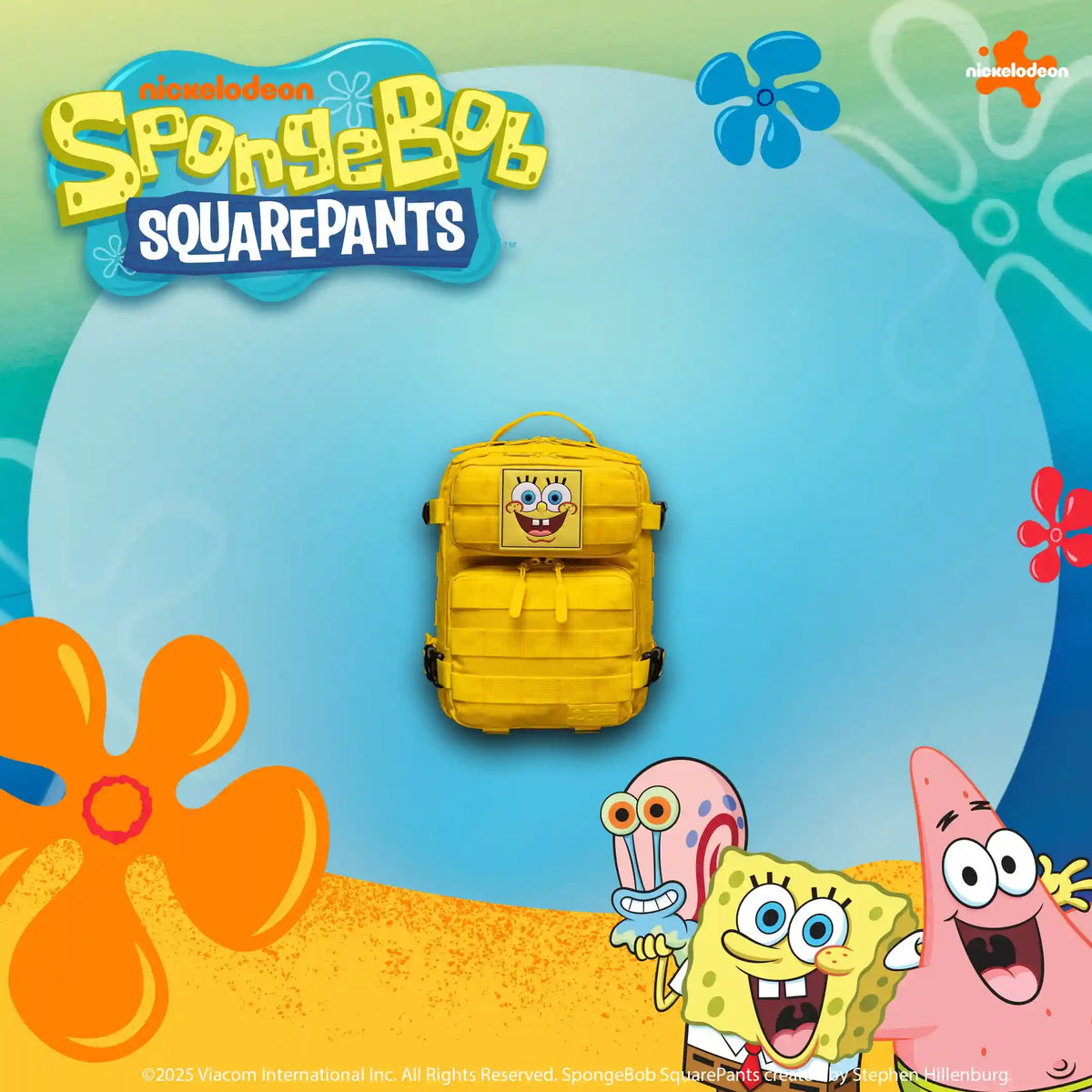 SpongeBob SquarePants 9L Mini Backpack With Removable Patch Set Sale