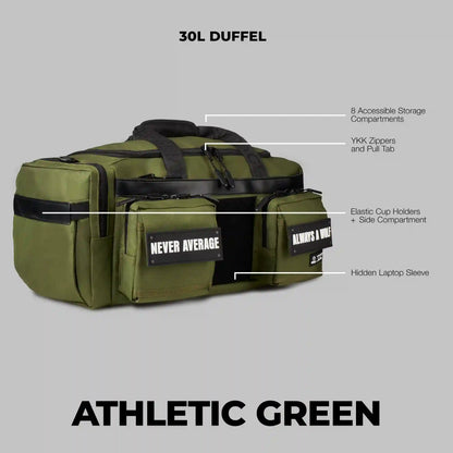 30L Perfect Duffle Bag Athletic Green