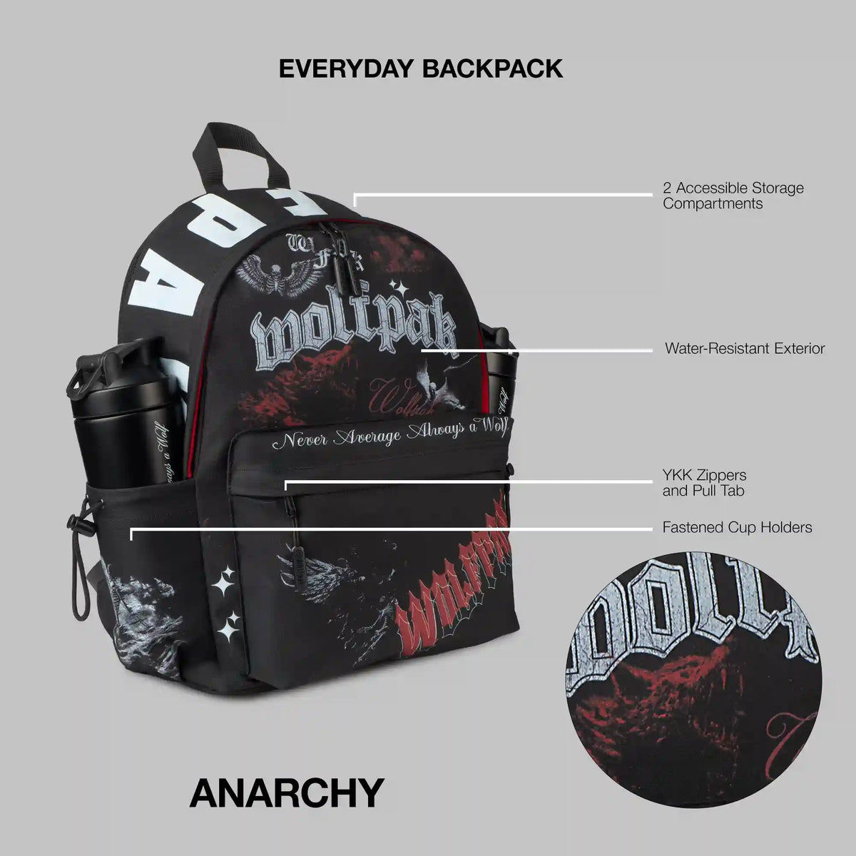 25L Everyday Anarchy Lined Backpack