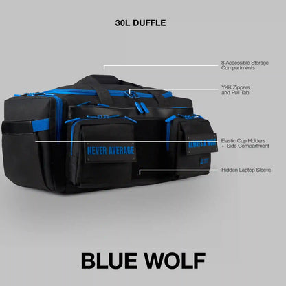 30L Perfect Duffle Bag Blue Wolf