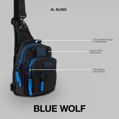 4L Mini Tactical Sling Bag Blue Wolf